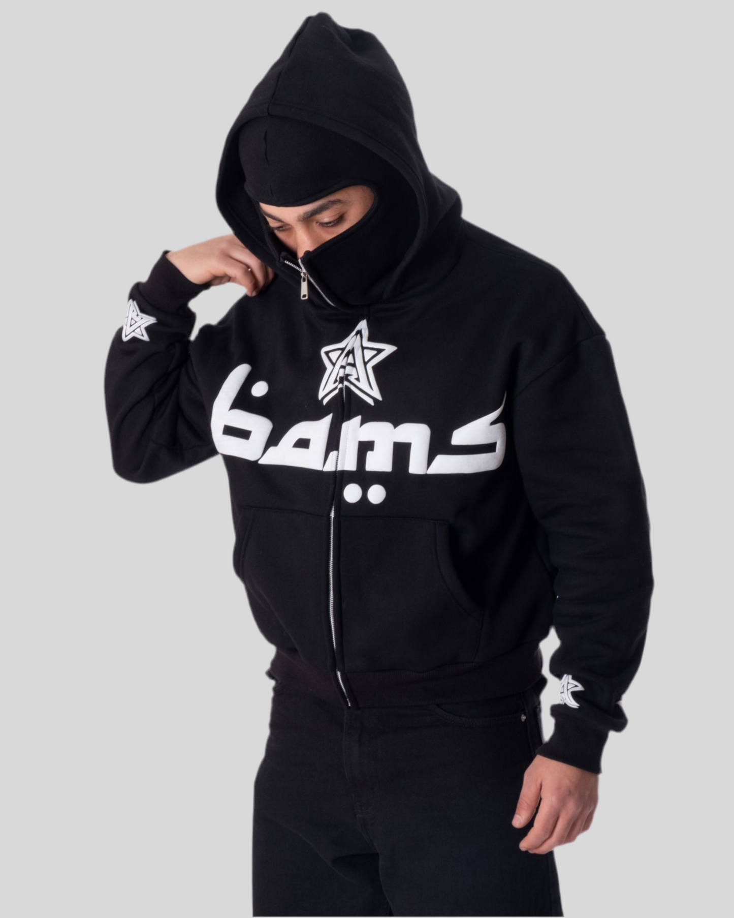 Mask hoodie Bams “Born to be different”