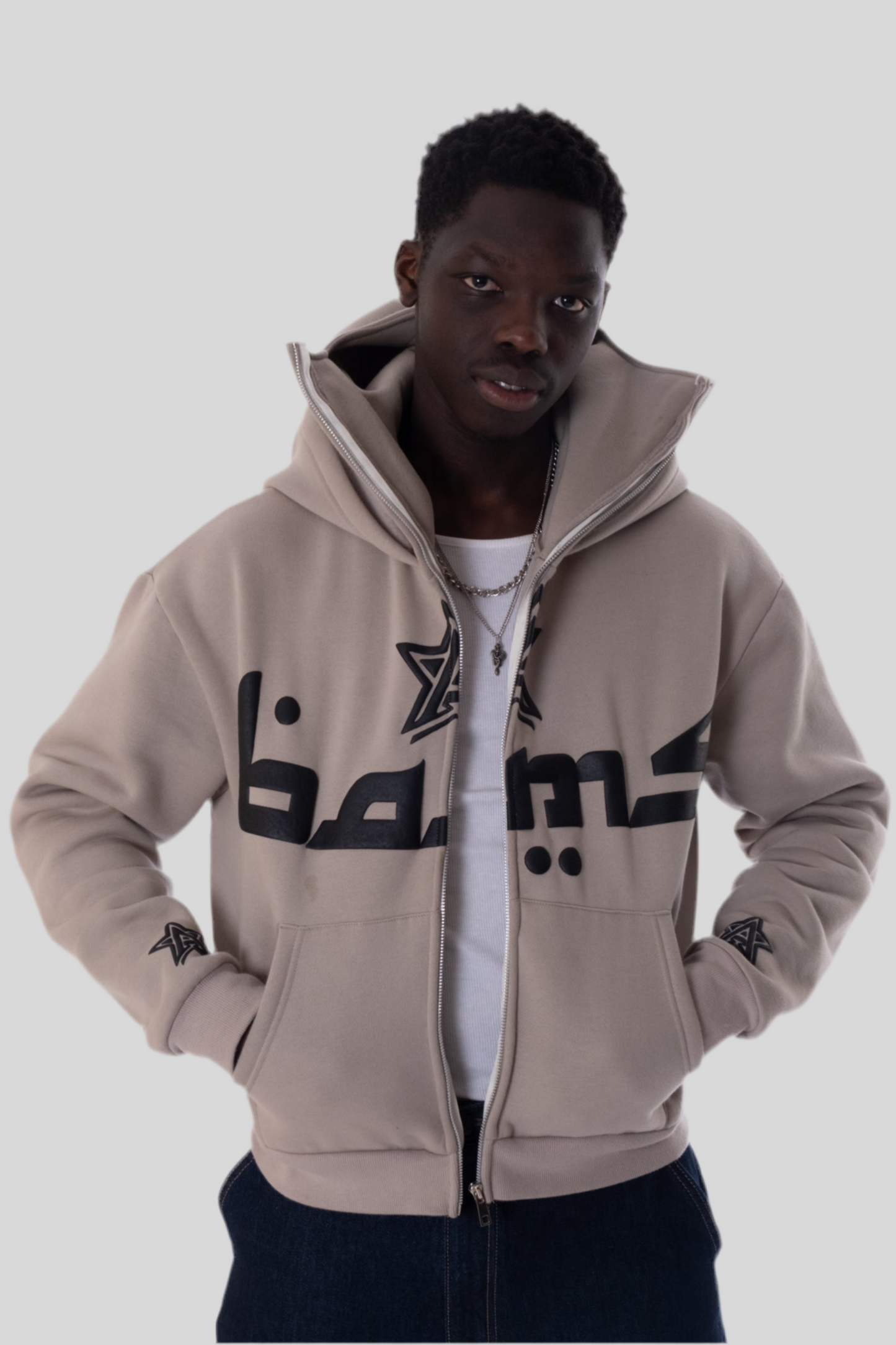 Mask hoodie Bams “Born to be different”