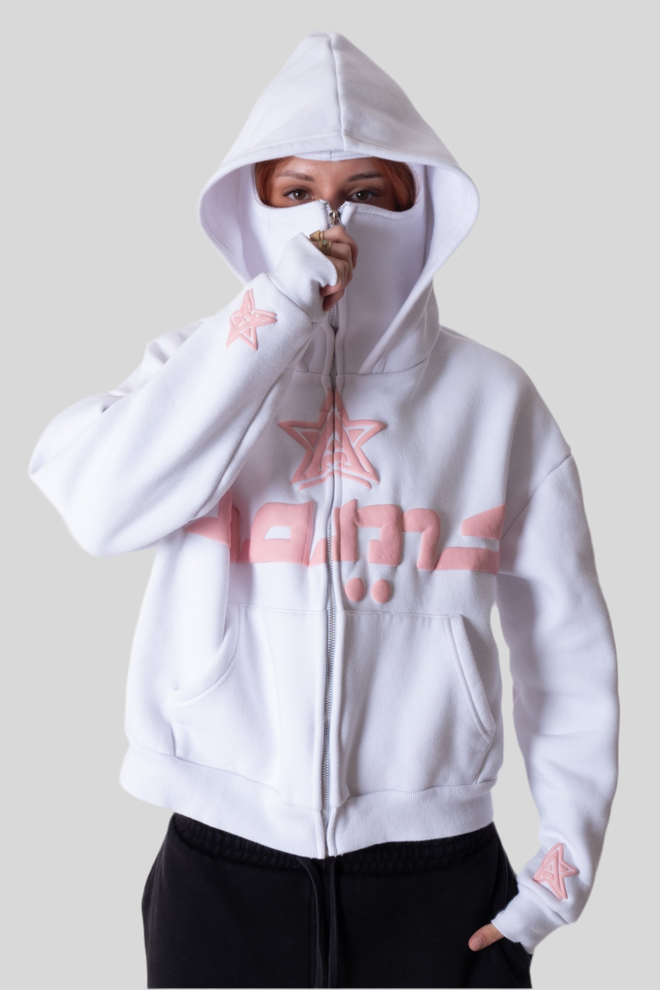 Mask hoodie Bams “Born to be different”