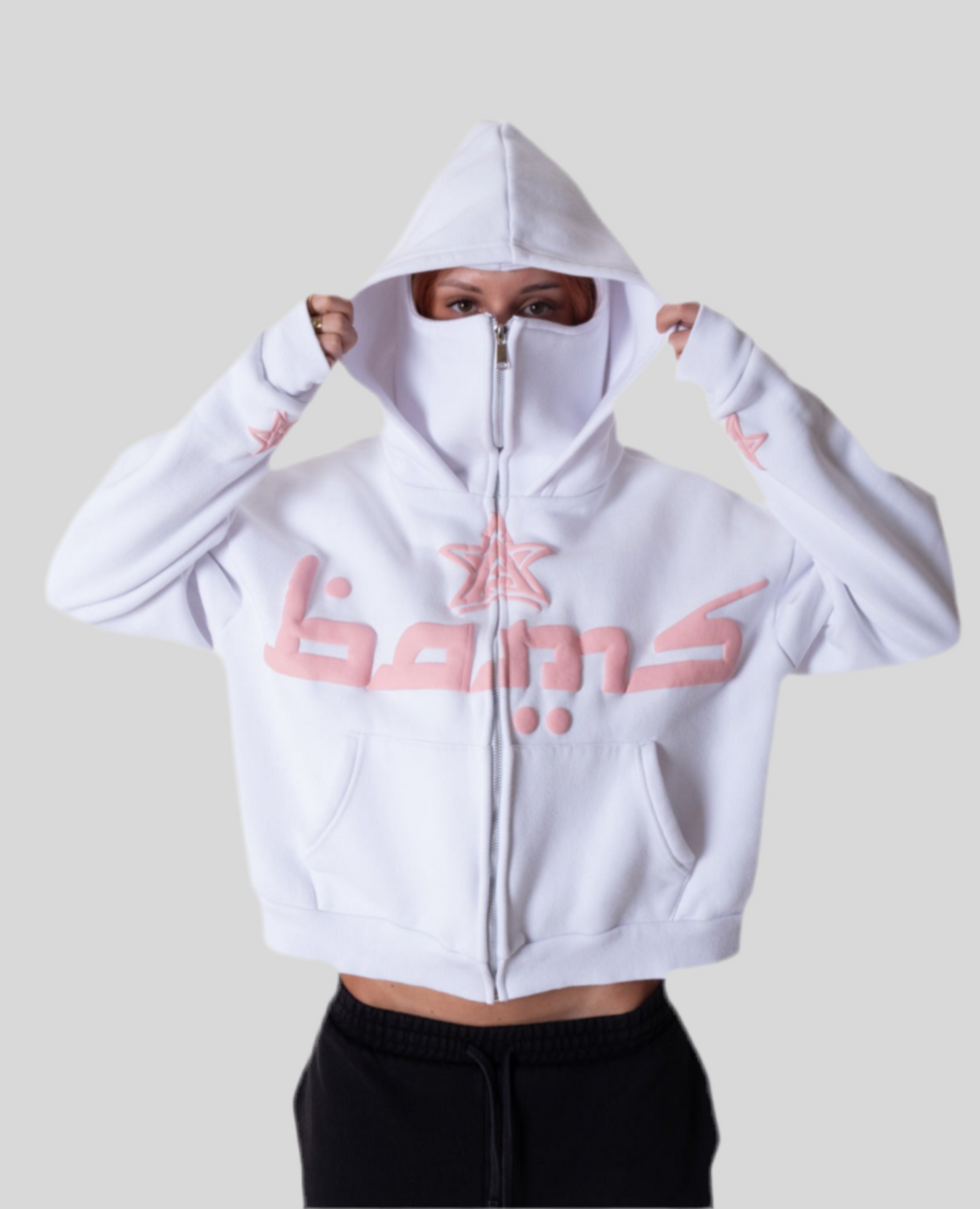 Mask hoodie Bams “Born to be different”