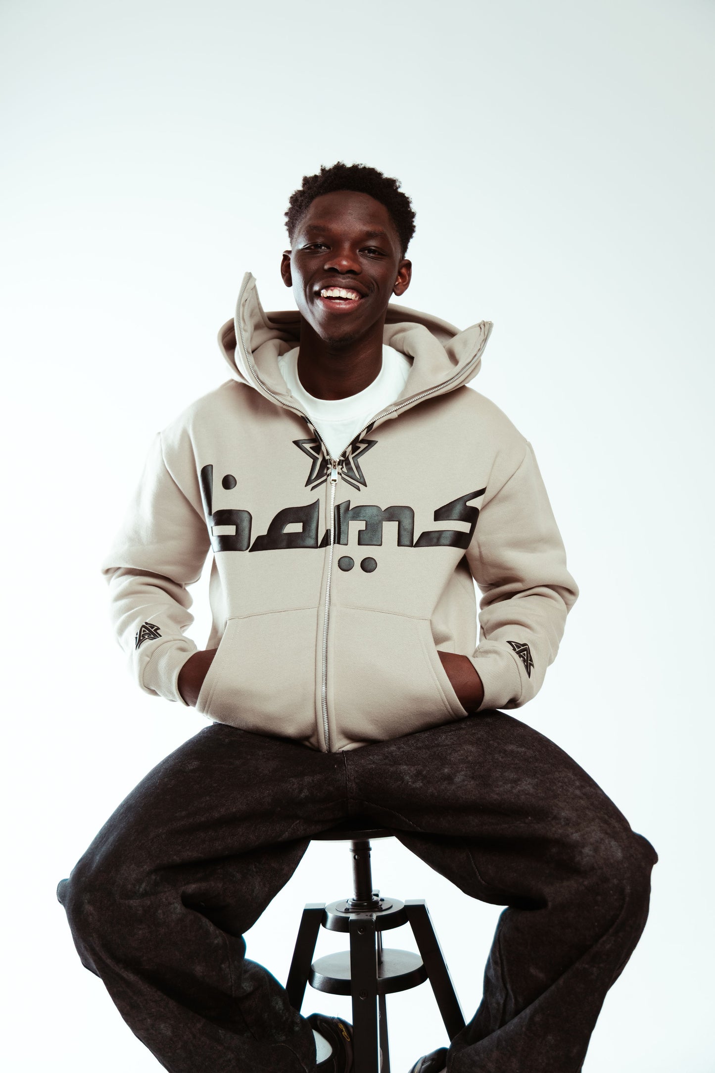 Mask hoodie BAMS “Born to be different”