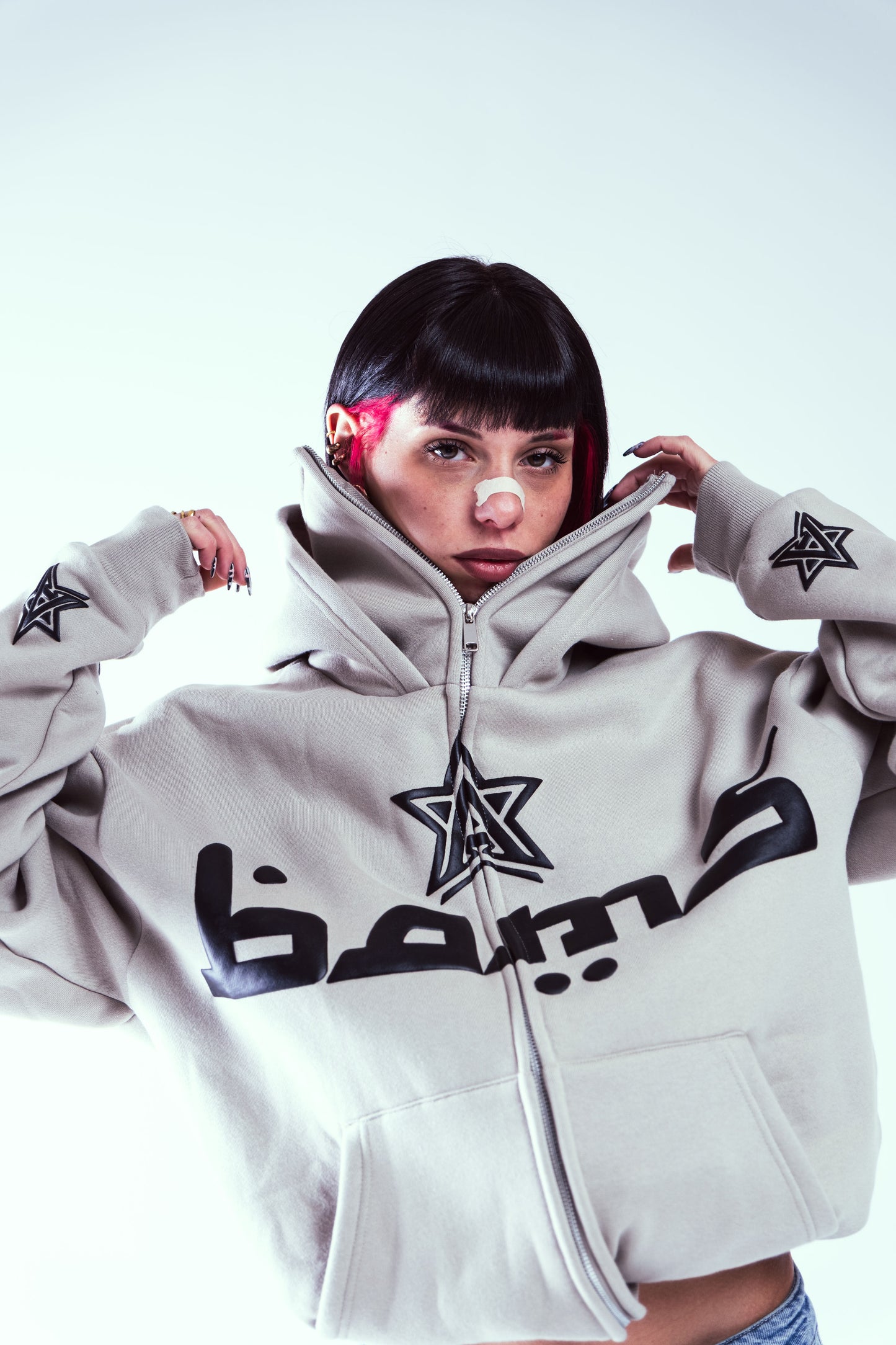 Mask hoodie BAMS “Born to be different”